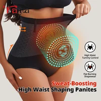 Flarixa ventre contrôle sous-vêtements slips pour femmes taille haute sans couture bout à bout culotte de levage sueur mince corps Shaper ventre plus mince 1