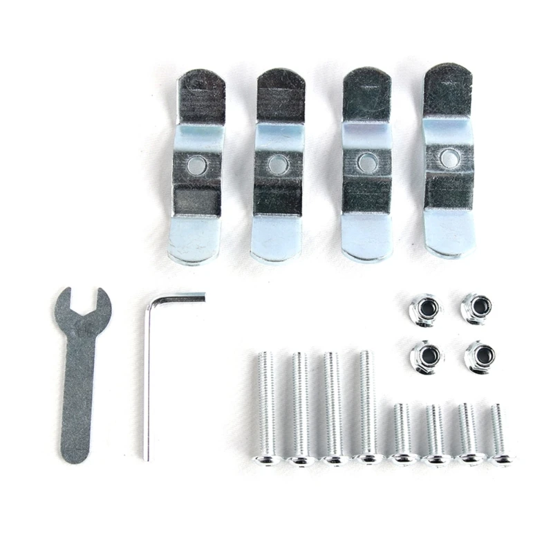 Motorcycle Side Luggage Case Fastener Trunk Pannier Screw Bolt Lock Support Bars Motorbike Frame Mount Bracket Accessory 1set
