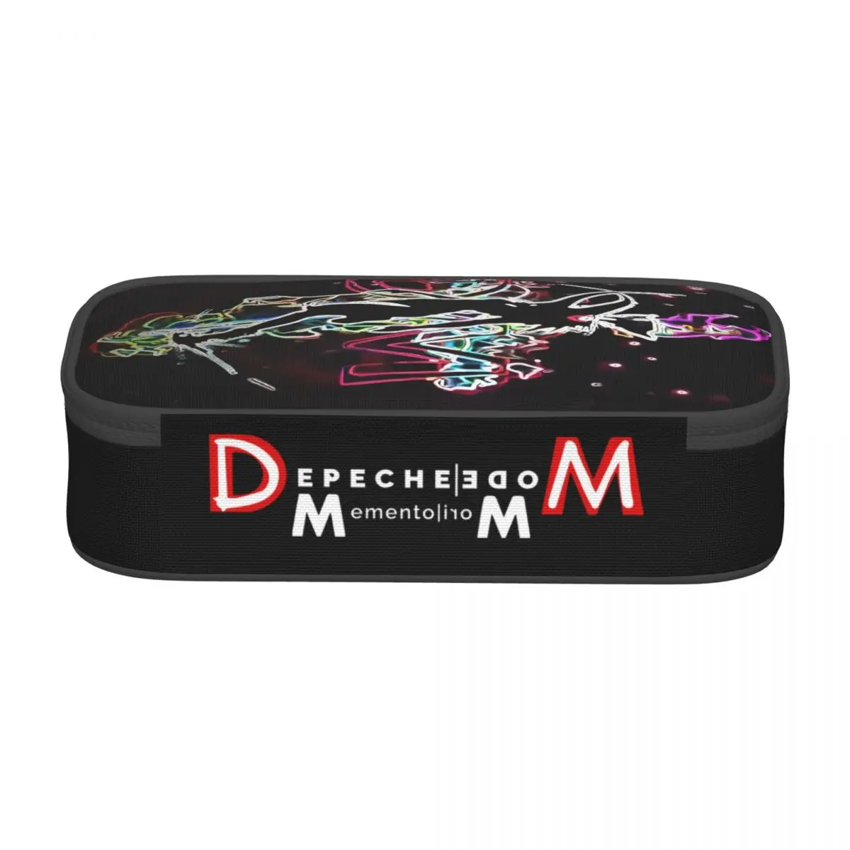 Korean Electronic Rock Depeche Cool Mode Pencil Cases for Girls Boys Large Storage Pen Bag Box Stationery
