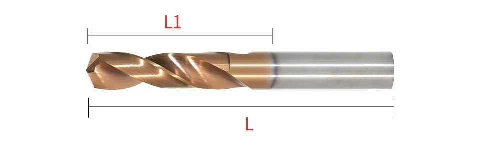 Solide Wolframkarbid-Bohrer für CNC, Hartmetall-Spiralbohrer 1,0-20mm, Metallbohrer, Wolframstahlbohrer – Detail 3