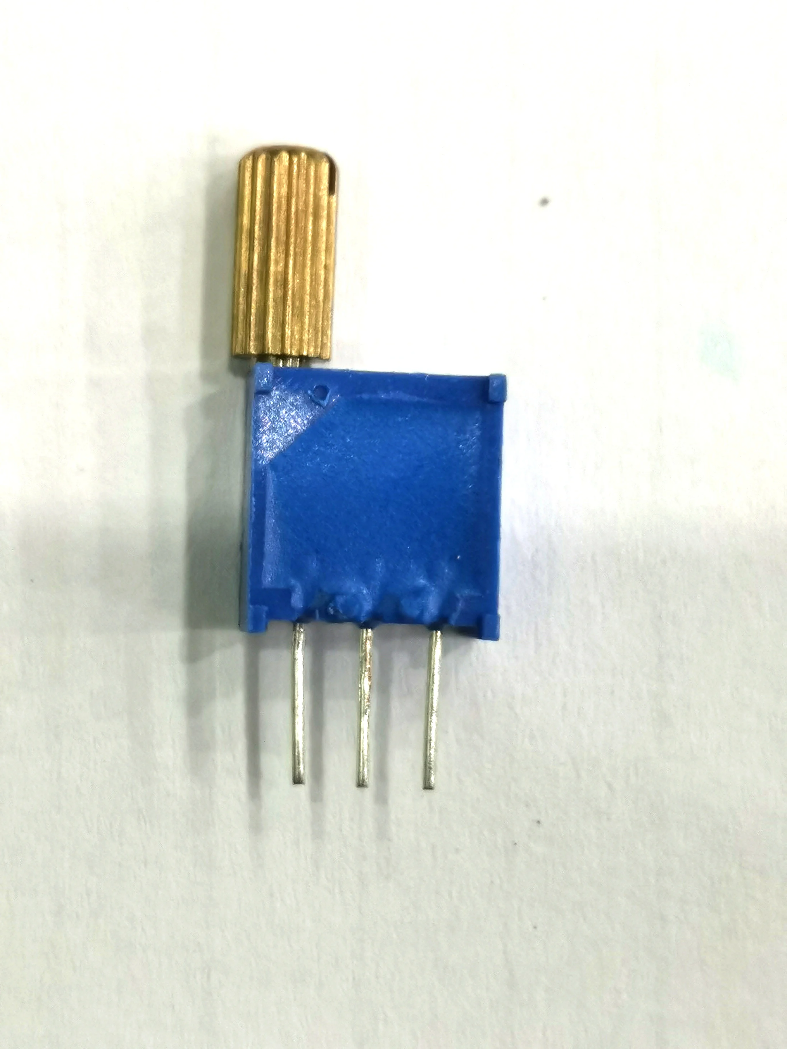 10Pcs Burans3296W-1-102 with Handle, Long Handle 0.8mm Adjustable Vertical Potentiometer 3296W-103 2K 20K 200K 100K 5K 50K 500K with Handle Adjustable
