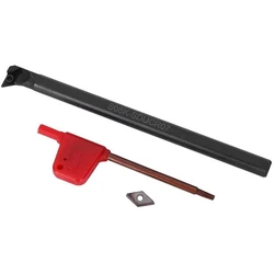 Torno ferramenta titular conjunto S08K SDUCR07 dcmt0702 lâmina inserir torno chato barra conjunto para acabamento semi acabamento