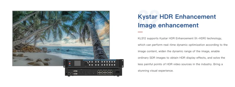 KYSTAR KLS12C 2 in 1 컨트롤러 780만 화소 LED 디스플레이용