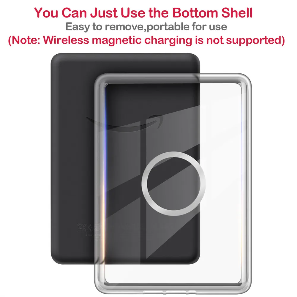 Acrylic Magnetic Bracket Case for Kindle Paperwhite 10th 11th 12th Generation 6 6.8 7 Inch Cover Pouch