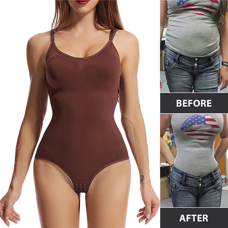 Seamless Shapewear Bodysuit For Women Tummy Control Butt Lifter