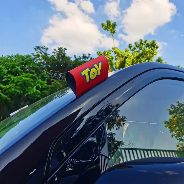 Creative Lego Car Washing Label Red High-quality Sticker Unique Decoration Sticker For Vehicle Trunk Decoration