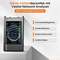 2022 New Updated NanoVNA-H4 4inch Vector Network Analyzer 10k-1.5GHz HF VHF UHF Antenna Analyzer Version 4.3 with SD Card Slot 4