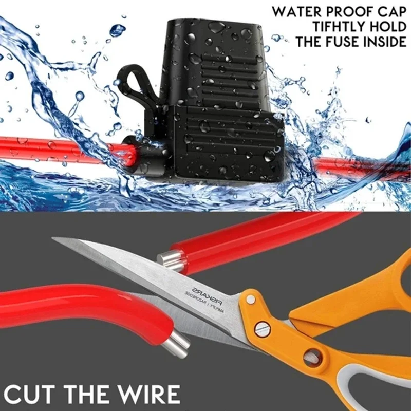 Fuse Holder Mini Blade Car Waterproof Splash-proof Box 12V 30A