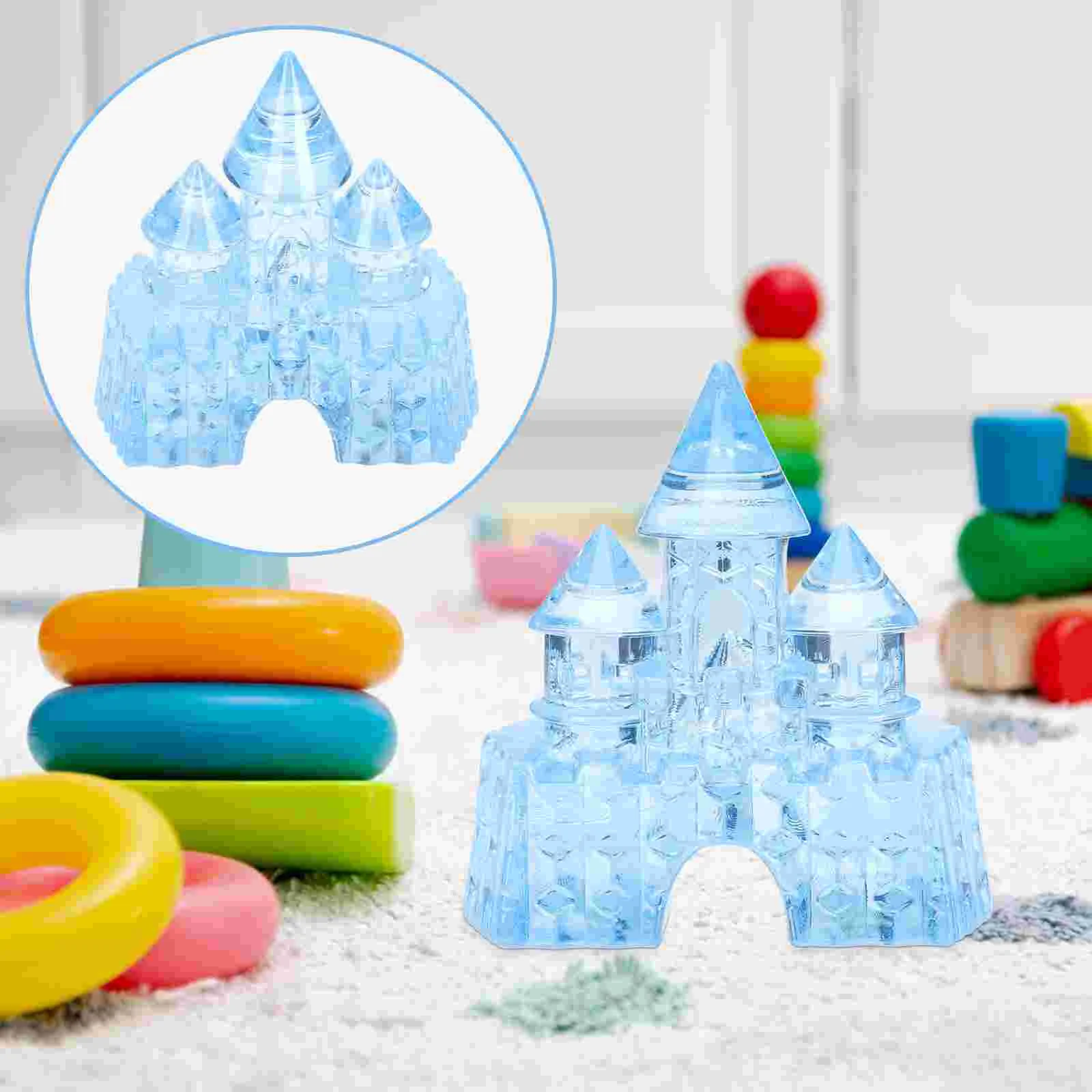 Crystal Castle Girls Birthday Gift Craft Bedroom Ornament Dining Decoration Decorative Adornment Acrylic crystal castle