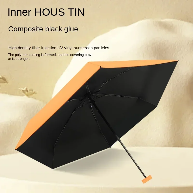 

Travel Pocket Compact Paraguas Windproof Umbrella Anti-uv With Mini Mujer Parasol Rainproof Case Portable