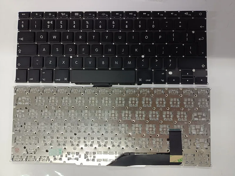 

Клавиатура для ноутбука Macbook Pro A1398 Retina, 15 дюймов, 2013-2015 дюйма, английская раскладка, без подсветки