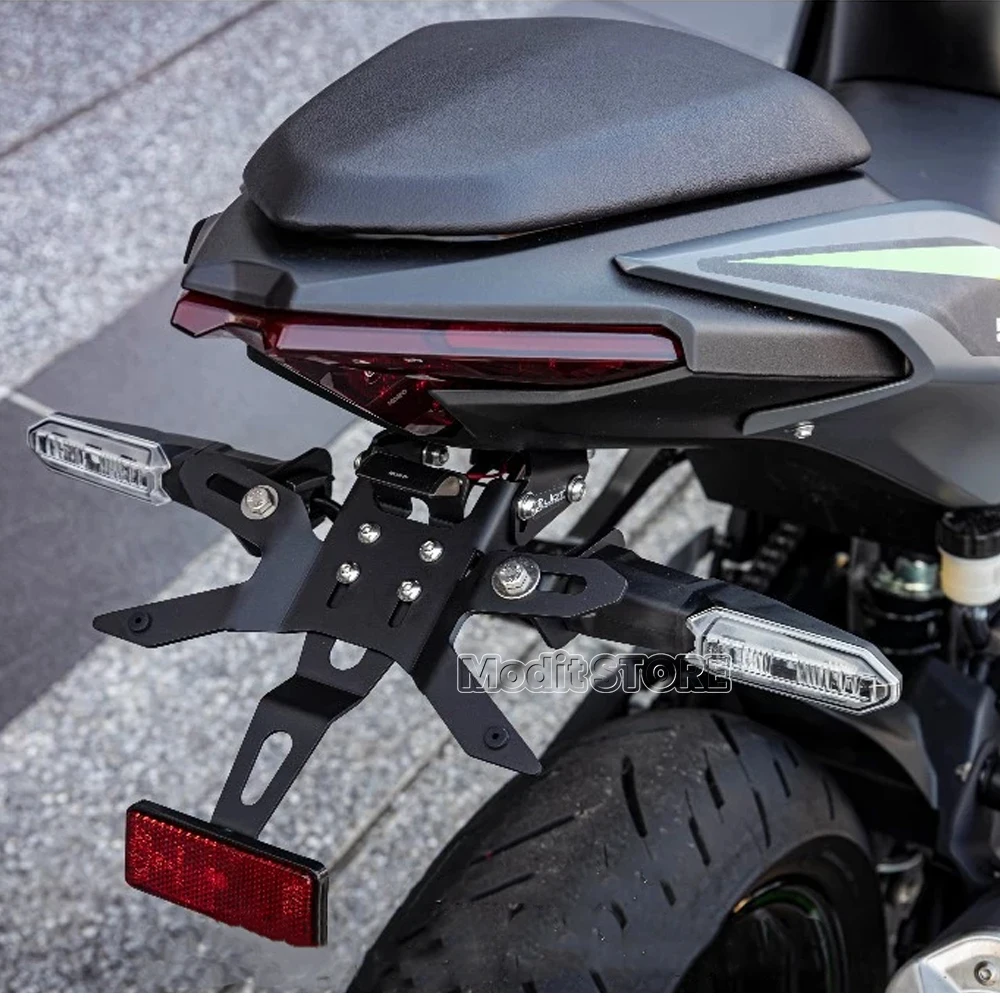 가와사키 닌자 500 닌자 500 용 후면 번호판 거치대 브래킷 마운트, Z500 Z 500 SE 2024 2025, 오토바이 액세서리, 신제품