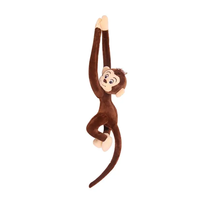65CM Cute Long-Armed Monkey Shaped Plush Toy Monkey Long Arm Tail Soft Plush Hanging Doll Toy Party Decors Curtains Hanger 5
