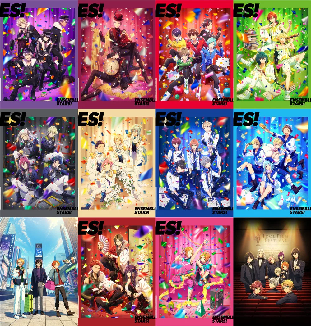 

Ensemble Stars Polypropylene A3 12 pieces Posters wall poster
