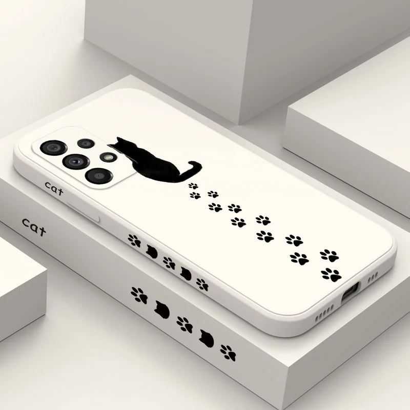 Cat Footprints Phone Case with Cute and Durable Design
