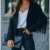 Women's Black Jacket 100% Genuine Pure Soft Suede Leather Fringe Jacket #3