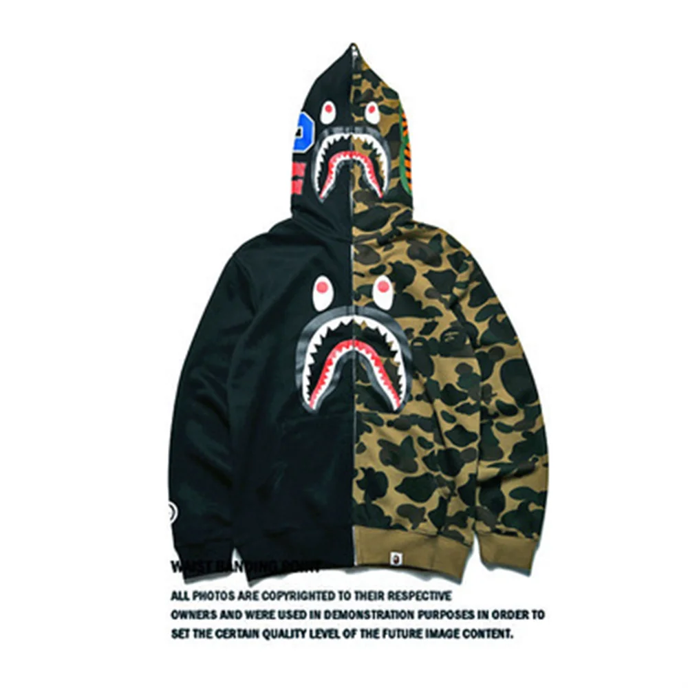 2022 новый модный граффити Bape Shark 