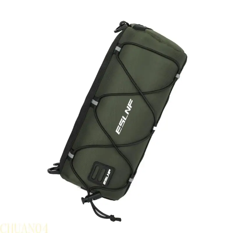 A1A2 Borsa da manubrio per bicicletta Borsa portaoggetti per borsa anteriore per bicicletta con tracolla per bici - immagine 2