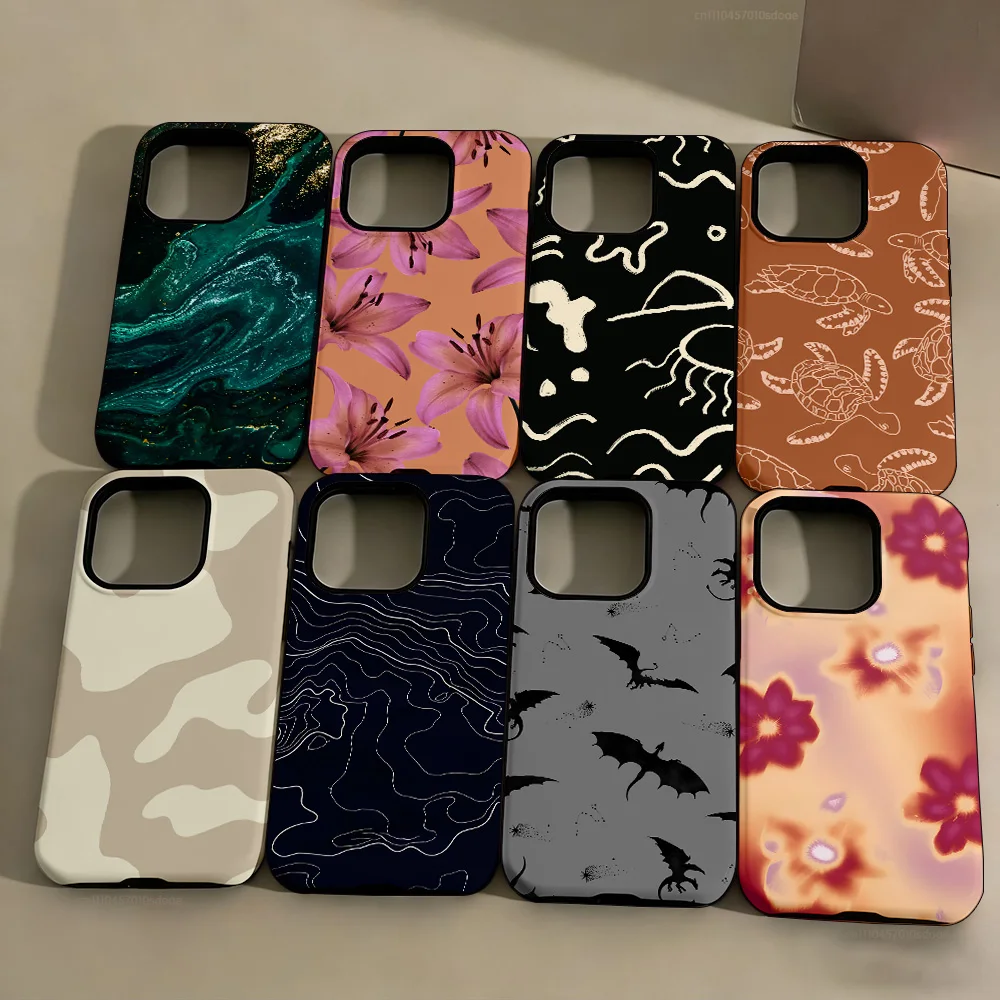 Luxury Divine Double-Layer Back Cover Phone Case