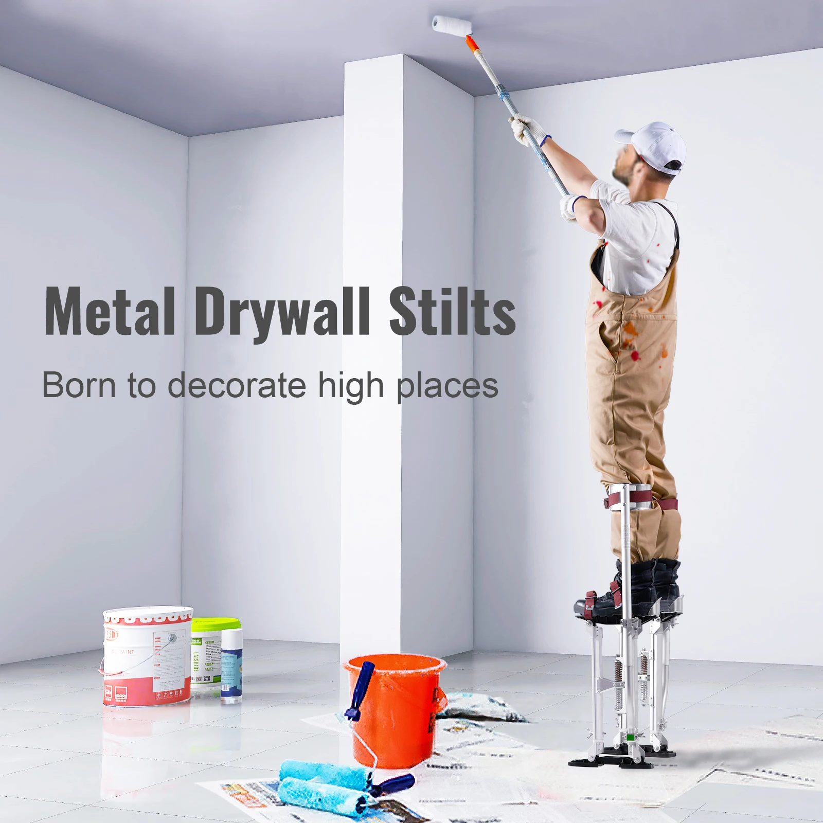 Aluminum Adjustable Drywall Stilts for Home Decoration