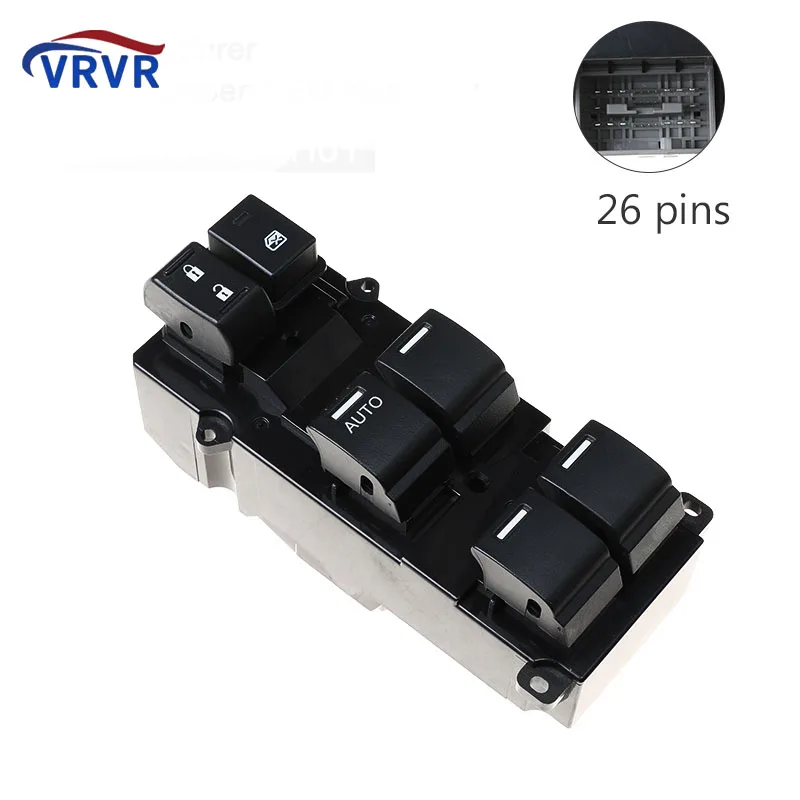 

35750-T0A-H01 35750T0AH01 26 Pins Left Master Window Switch For 2012-2015 Honda CRV Accord CIVIC