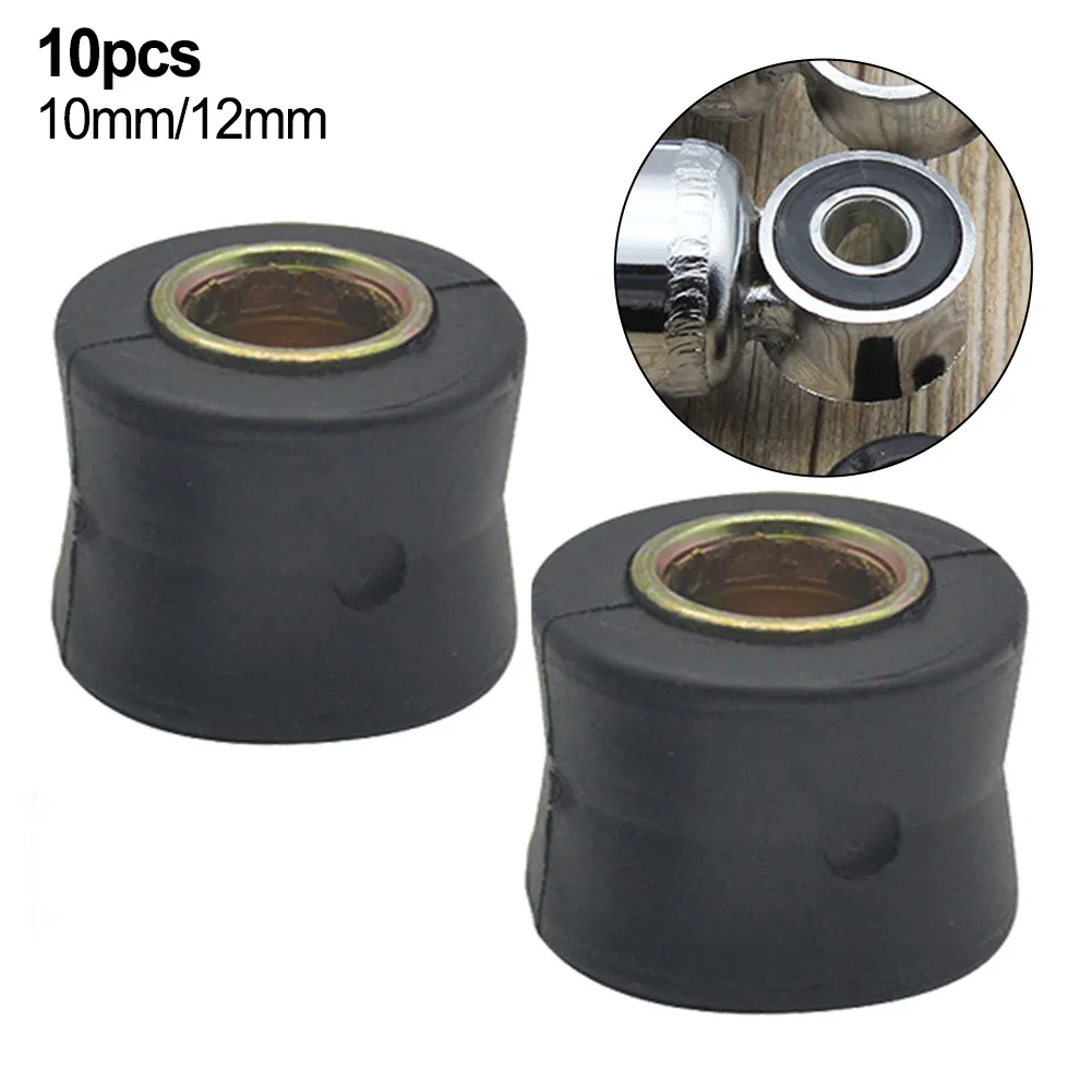 

10pcs 10mm 12mm Rear Shock Absorbing Cushion Ring Rubber Rings For Eibke Motorcycle Rear Shock Absorber Rubber Buffer Rubber