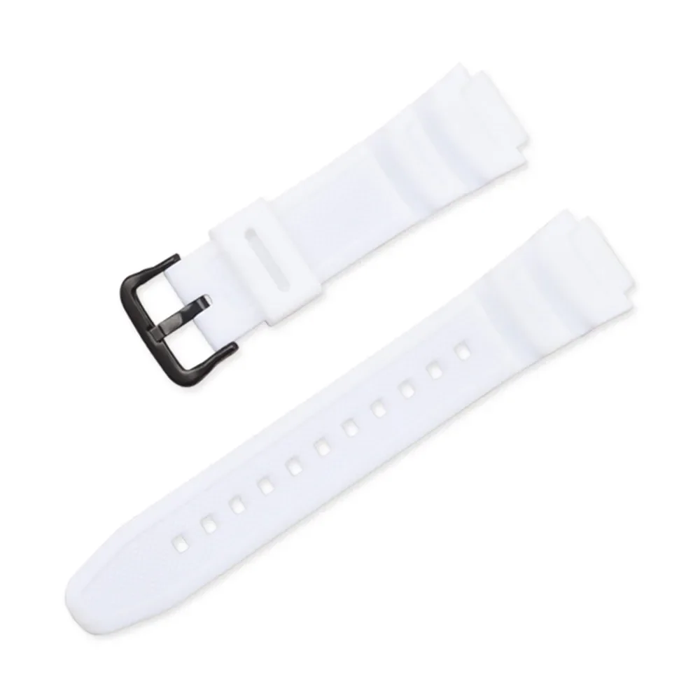 Durable Rubber Silicone Watch Strap Bracelet, 18mm