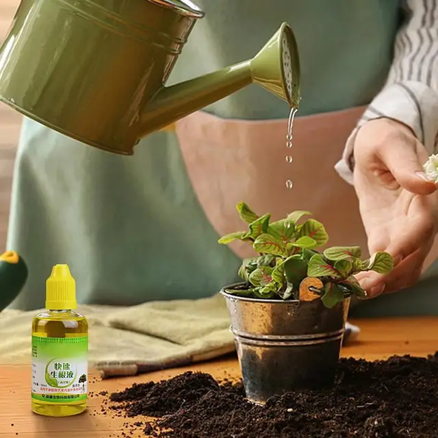 50 Ml Kerti Növény Gyors Gyökérzetű Tápanyagoldat Szerves Gyorsan Növekvő Folyékony Hidroponikus Műtrágya Javítja A Csírázási Sebességet - Image 4