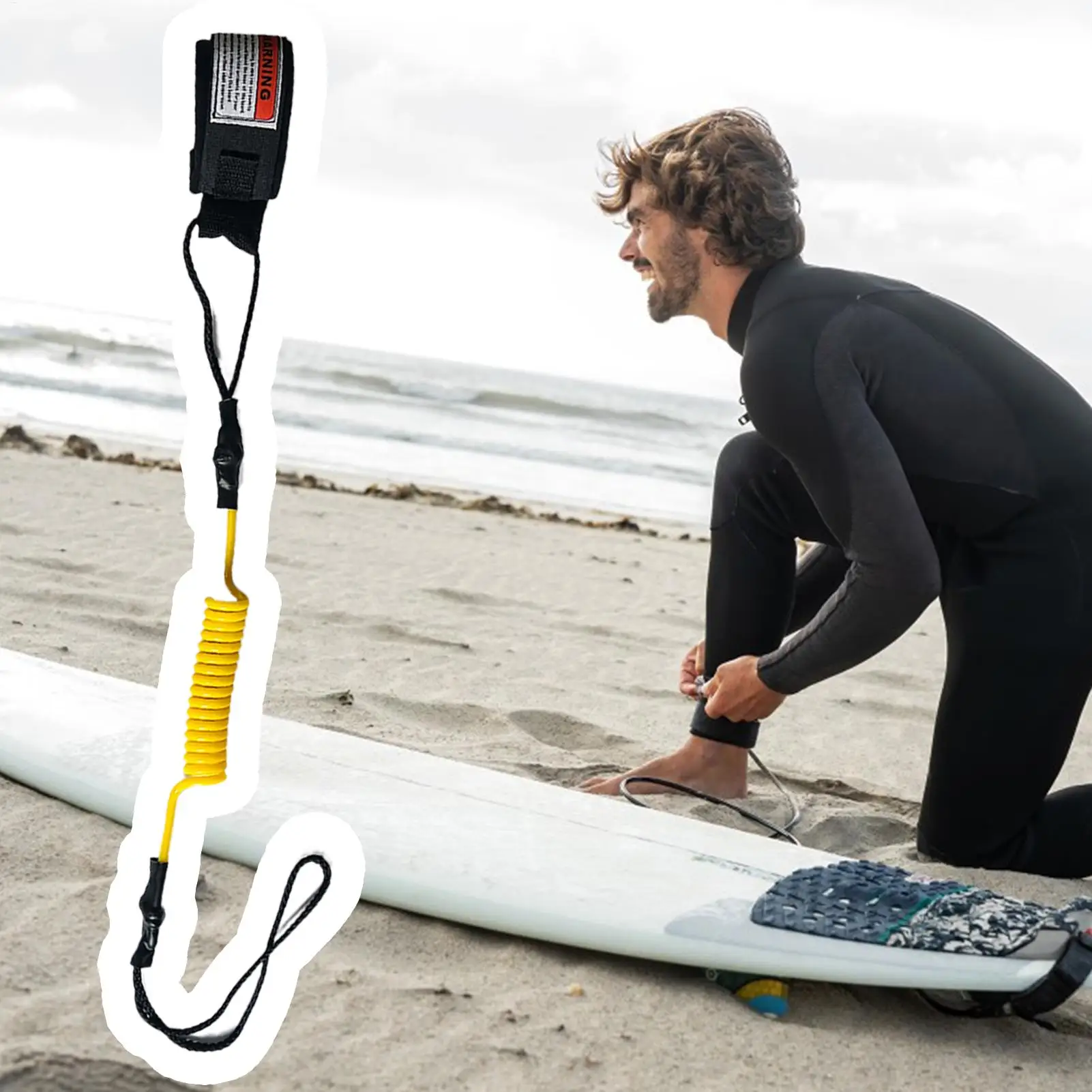 Surfing board safety hand rope Bodyboard Wrist Leash Floats Boards Wrist Leashes Surfboard Replacement Elastic Hand Strap