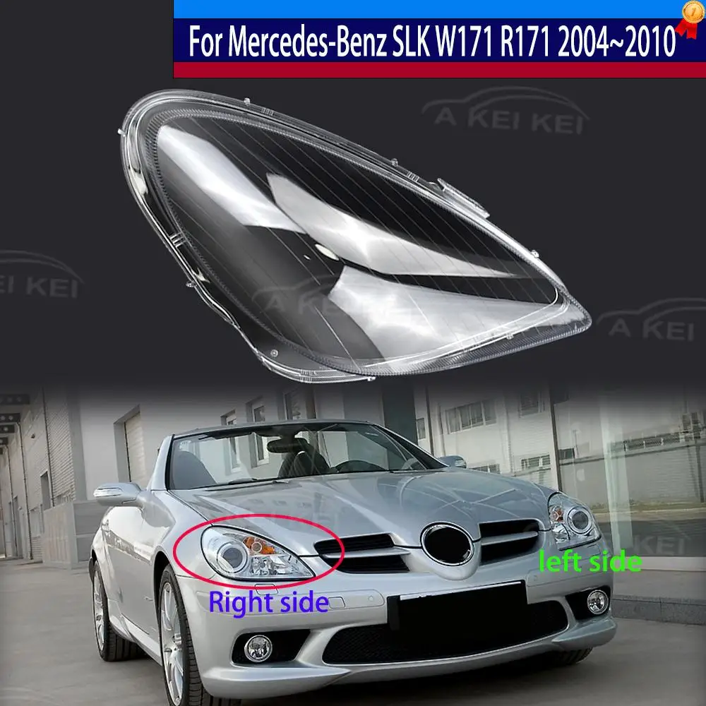 Für Mercedes-Benz SLK-Klasse W171 R171 SLK280 300 350 2004 ~ 2010 Auto Scheinwerfer Shell Scheinwerfer Abdeckung scheinwerfer Shell Plexiglas – Detail 1