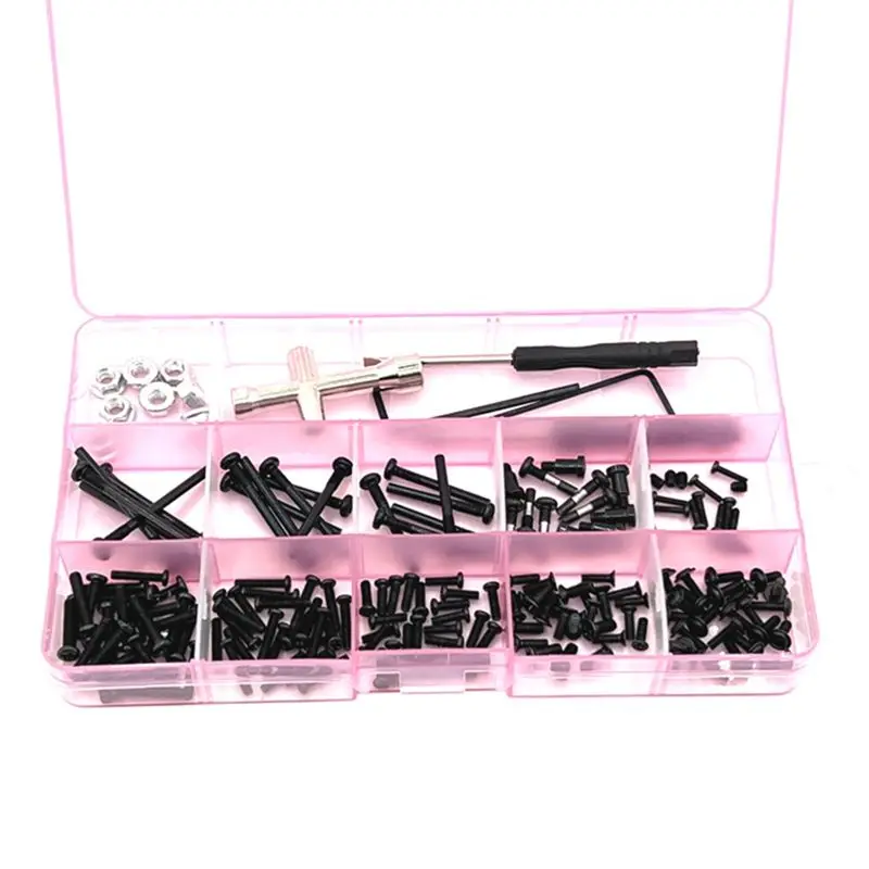 A97I-1 Wltoys 104009 104016 104018 12401 12402-A 12403 12404 12409 액세서리용 금속 나사 상자 키트 세트