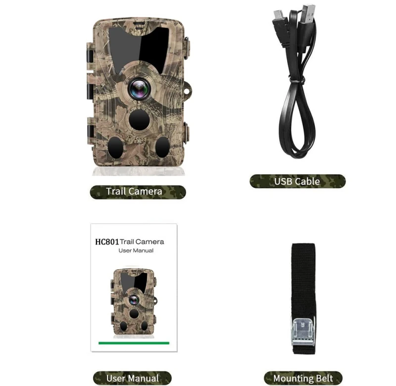 Outdoor Hunting Camera 20MP 1080P HD Night Vision Photo Video Surveillance Wildlife Trail Camera IP66 Waterproof Photo Traps Cam hunting trail camera,trail camera
