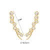 86133-ef7b94.jpg KYOUNUO or argent rempli oreille grimpeur boucles d'oreilles pour femmes Zircon Piercing femmes oreille chenille boucles d'oreilles bijoux en gros