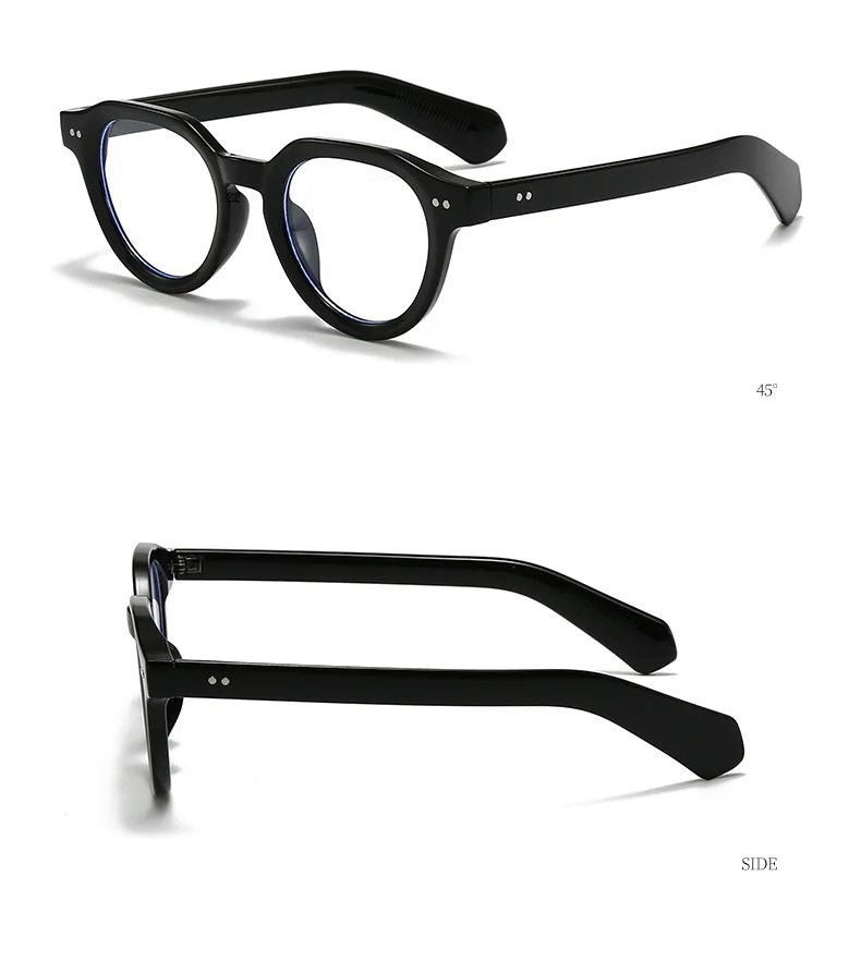 Neue Mode Vintage Quadratischen Nieten Blau Licht Blockieren Gläser Frauen Luxus Designer Computer Spielen Spiele Augenschutz Brillen – Detail 14