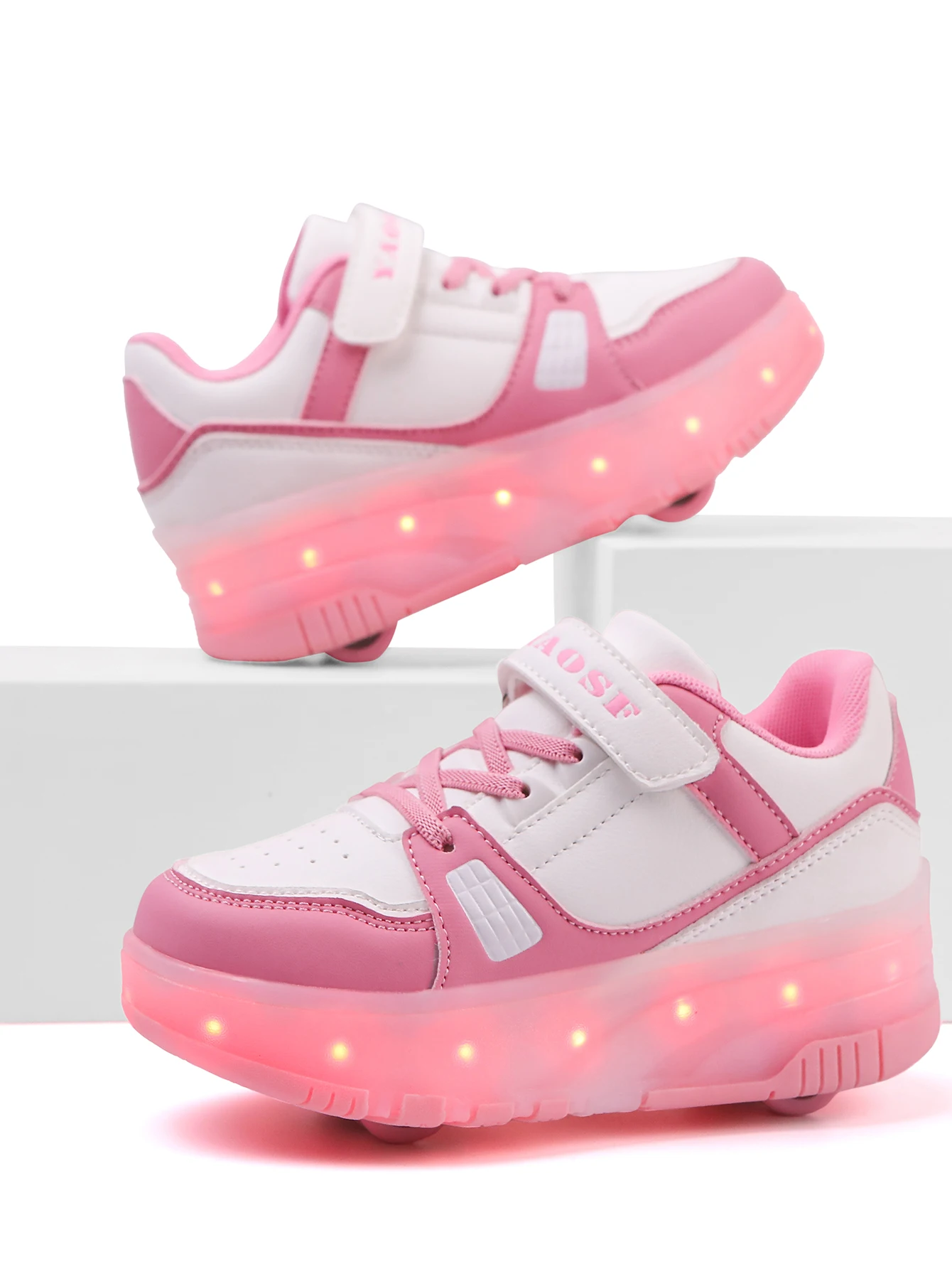 Popular and fashionable children's upgraded version of walking shoes, automatic bouncing wheel sports shoes