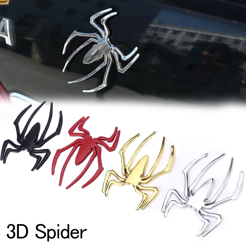 Sheet Set Of 6 Spiders Vinyl Stickers - Halloween Spooky - V1 Die Cut