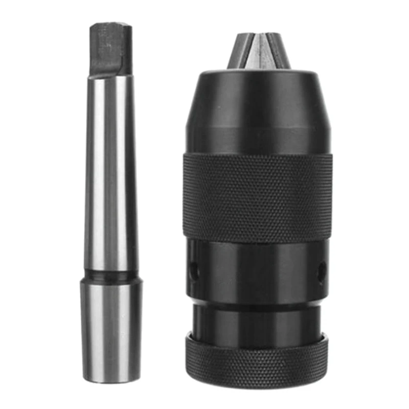 

1-16Mm B16 Self-Locking Drill Chuck -Self Tighten With Handle Heavy Duty Self Tighten For Drill Presses Or Lathe Spindle