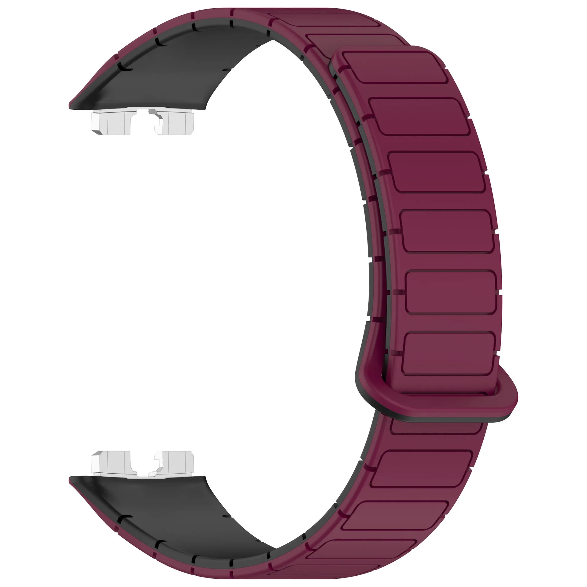 Adjustable Magnetic Silicone Strap for Smart Bands - Replacement Bracelet Accessory