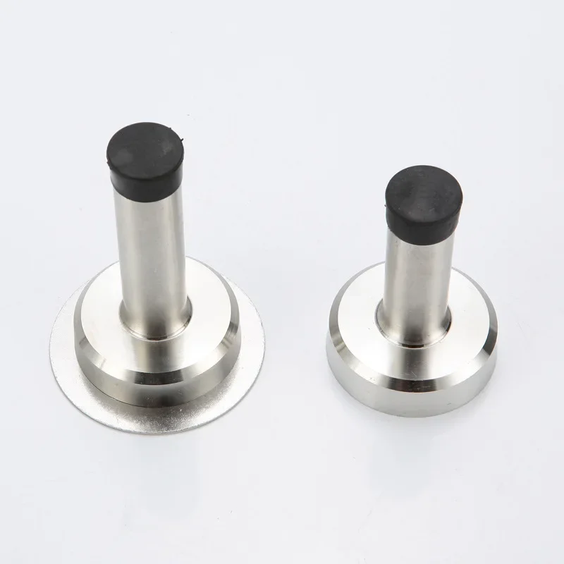 Stainless Steel Door Stopper Bumper Silencer Anti-collision Pad Protective Wall Hardware Accessories door stopper bumpers,door stopper
