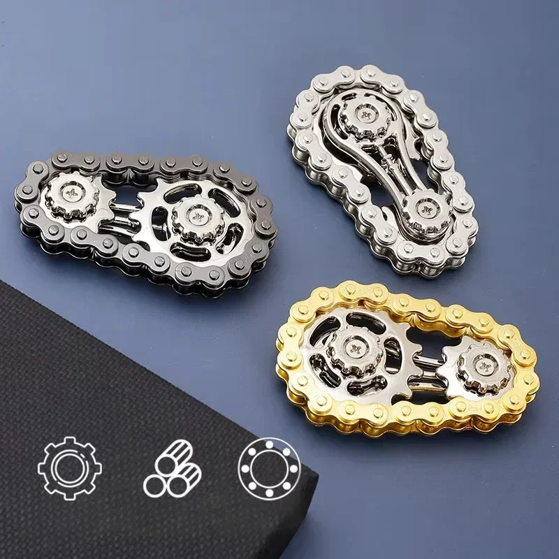 Mechanical EDC Gear Fidget Spinner Stress Relief Sprockets Flywheel Fingertip Gyro Fidget Spinner Desk Toy for Adults S83b1f7ddc1cb419e8b0059dfbd3d102dy