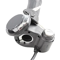 Accélérateur à écran LCD pour vélo électrique/trottinette électrique, poignée d'accélérateur avec écran rond 6