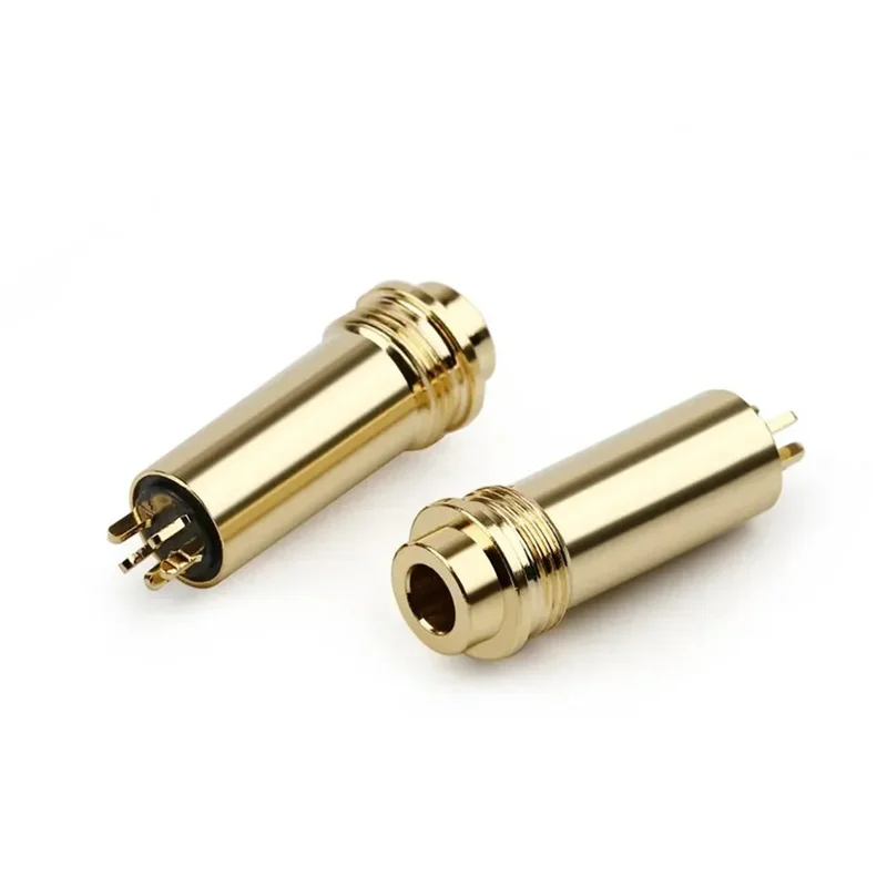 Audio Jacks 4.4mm Plug Headphone Jack Female Connector 5 Pole Balance Interface For Soldering Earphone Wire Consumer Electronics 5