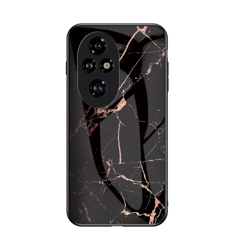 Elegant Marbling Tempered Glass Phone Case with Premium Protection