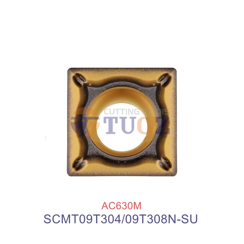 

SCMT09T304N-SU AC630M SCMT09T308N-SU 100% Original Carbide Inserts SCMT 09T304 09T308 N -SU SC09 CNC Turning Tools Lathe Cutter