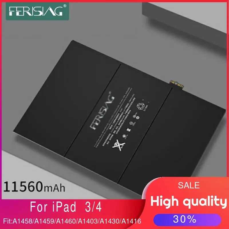 FERISING Original Tablet Battery for iPad 3/4 rd iPad3 iPad4 A1458