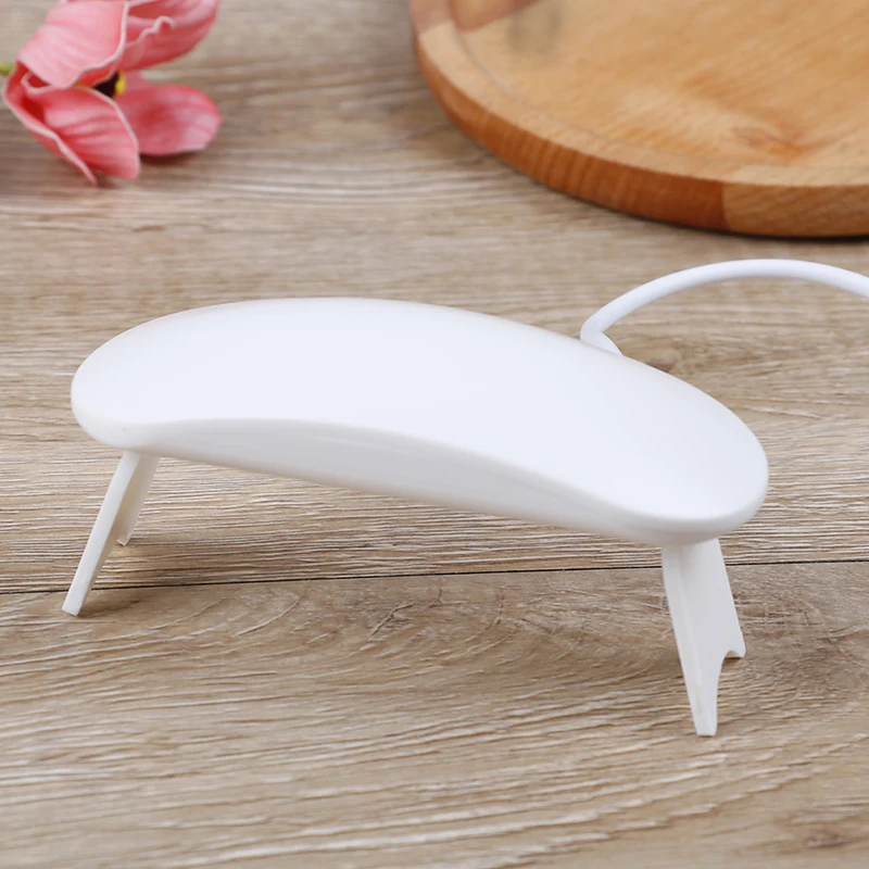 미니 UV LED 네일 램프 6W 80cm USB 충전 젤 폴리쉬 경화기 휴대용 네일 드라이어 네일 아트용