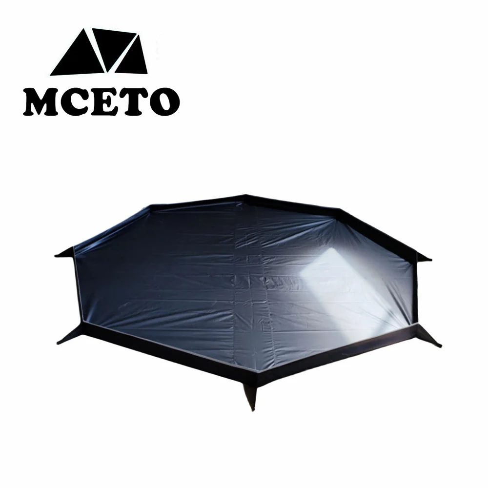 3DOctagonCampingMat210DOxfordBathBathtubShapeGroundSheet