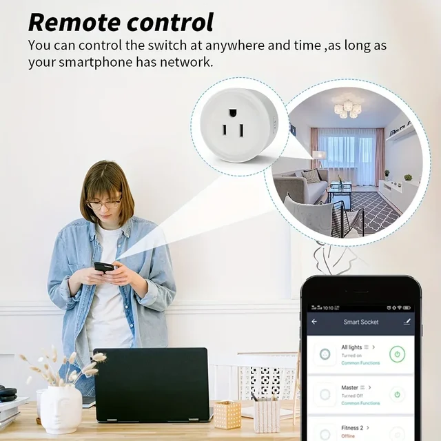 Spina Intelligente Wi-Fi Italiana 10A - Controllo Da App, Timer, Compatibile Con Alexa E Google Assistant - Foto 11