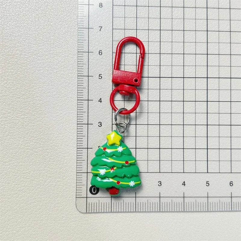 Cartoon Elk Santa Keychain Set - Christmas Birthday Spring Festival Carnival Party Favors, Bulk Novelty Gift Collection