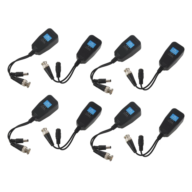 

HD-CVI/TVI/AHD пассивный видеотрансмиттер с разъемом питания и RJ45 CAT5 4 пары